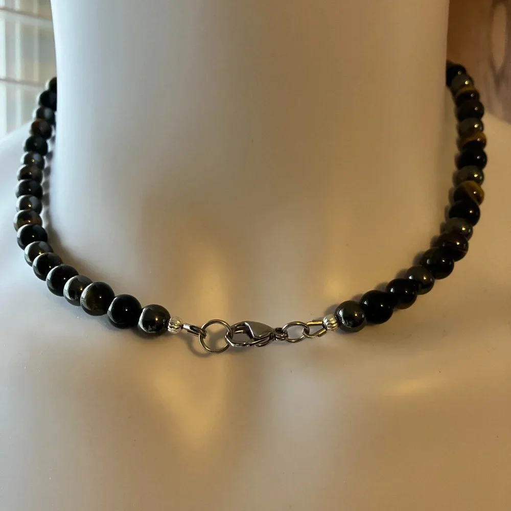 NEW Triple Protection Tiger Eye - Hematite - Black Obsidian Gemstones